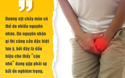 Chảy máu dương vật: Tổn thương nhỏ, biến chứng lớn