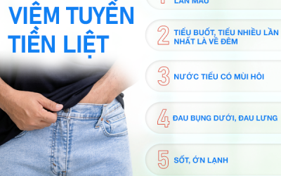 Triệu chứng bệnh viêm tuyến tiền liệt không nên chủ quan