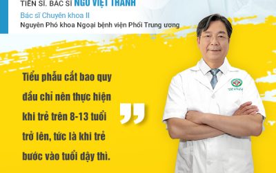 Độ tuổi cắt bao quy đầu thích hợp nhất là bao nhiêu? – Bác sĩ Trưởng khoa giải đáp